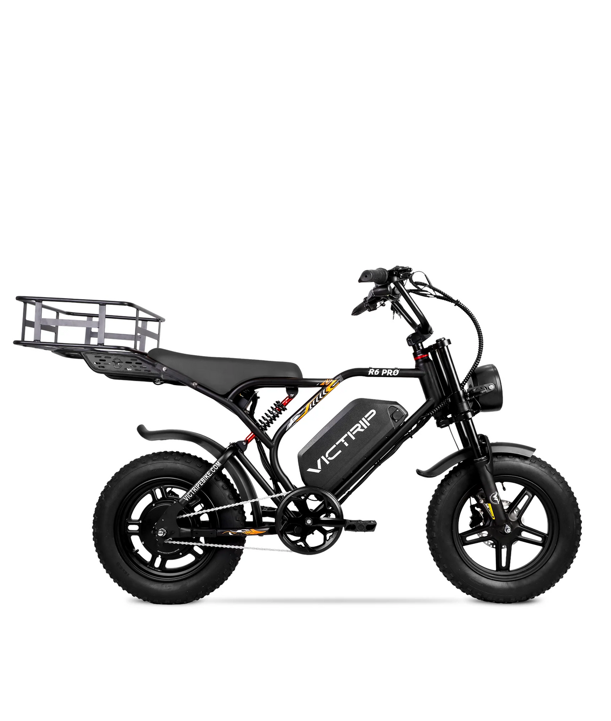 VICTRIP®R6  Pro- 1500W Full Suspension Moped Style EBike