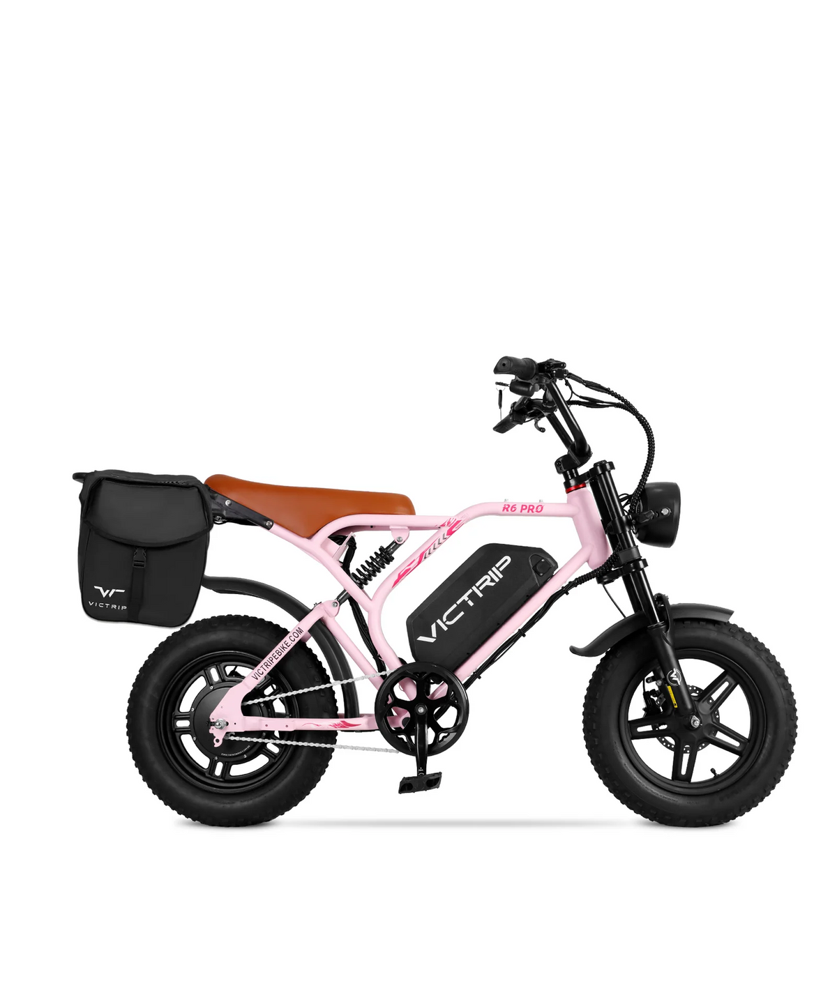VICTRIP®R6  Pro- 1500W Full Suspension Moped Style EBike