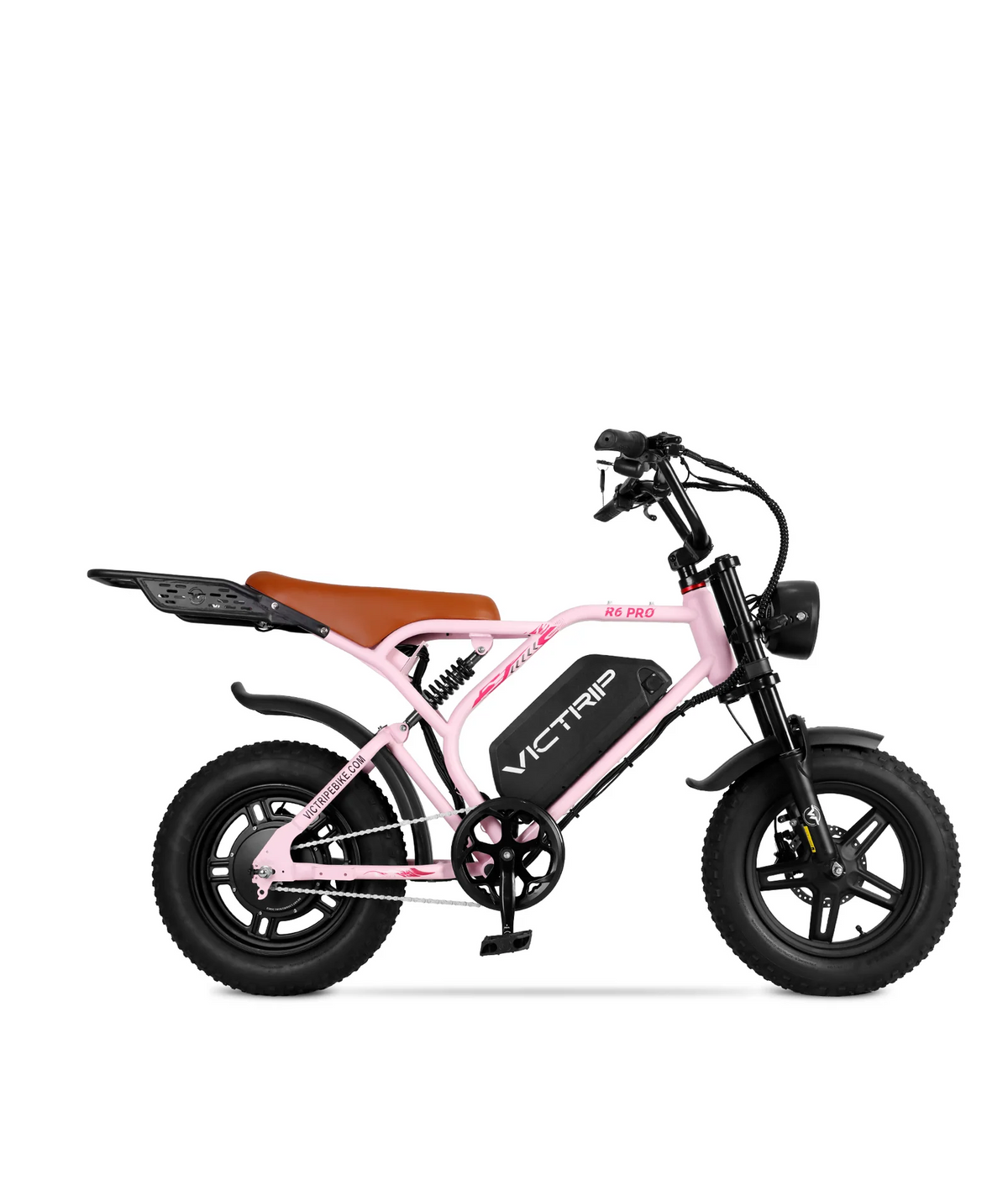 VICTRIP®R6  Pro- 1500W Full Suspension Moped Style EBike