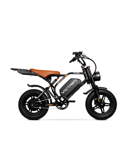 VICTRIP®R6  Pro- 1500W Full Suspension Moped Style EBike
