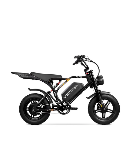 VICTRIP®R6  Pro- 1500W Full Suspension Moped Style EBike