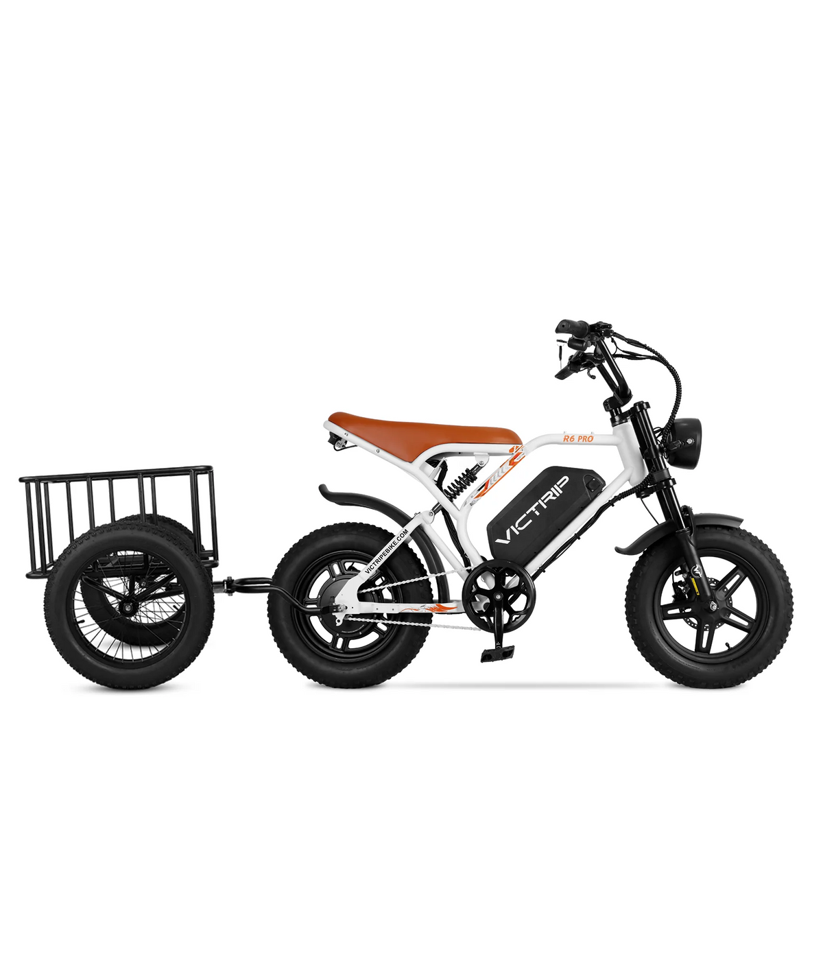 VICTRIP®R6  Pro- 1500W Full Suspension Moped Style EBike