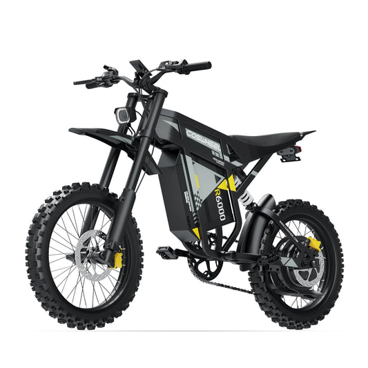 R6000 Dirt Ebike | 7000W 55 MPH Electric Bike