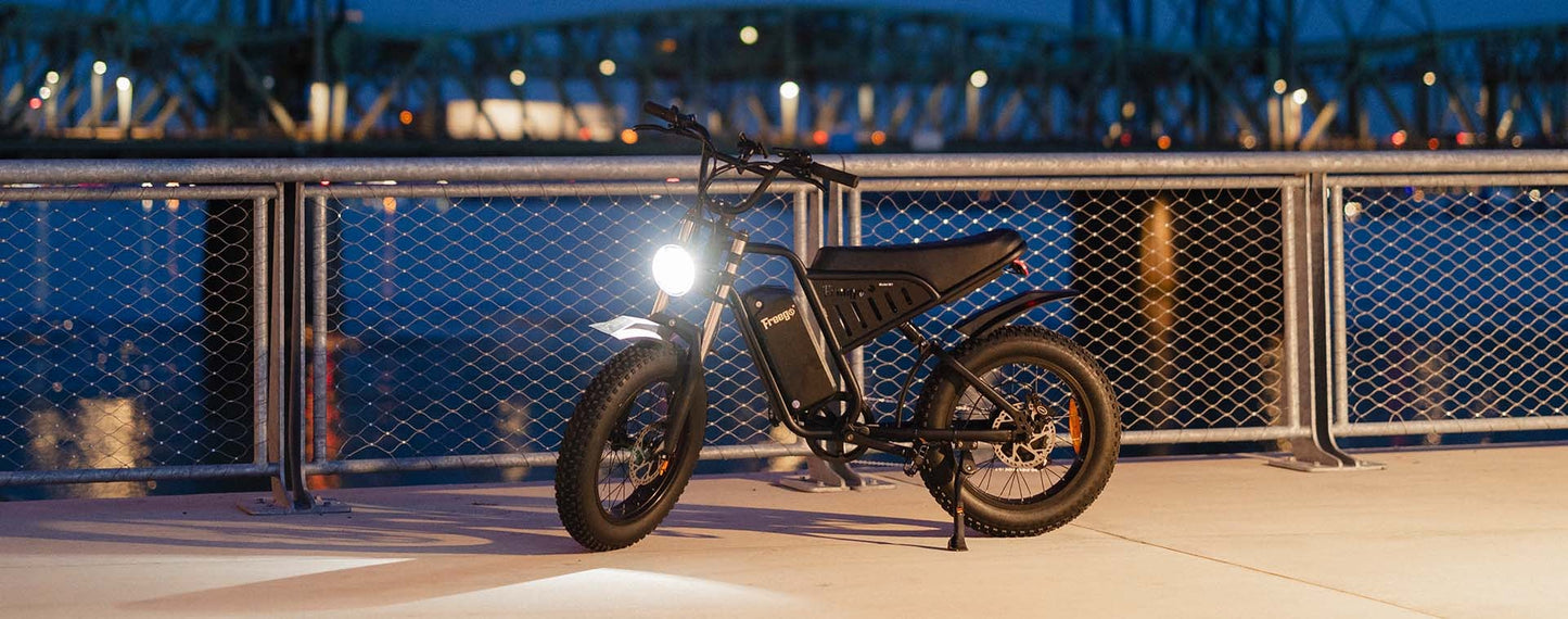 Freego S1 Cafe Racer Electric Bike 750W | Retro Class 2 eBike