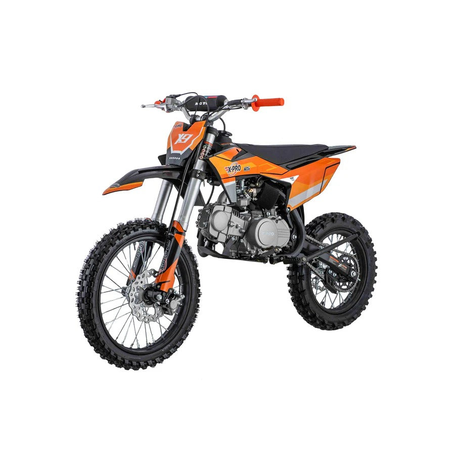 X-PRO X9 125cc Dirt Bike | 45+ MPH | 4-Speed Manual | 17"/14"
