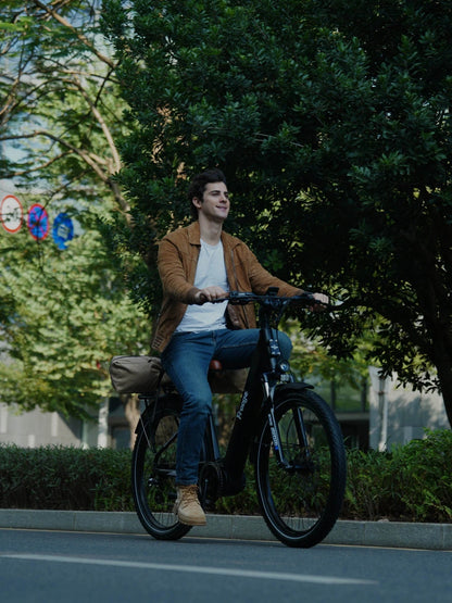 Freego City Flow A1 eBike | 500W Mid-Drive Motor, 48V 15Ah Battery, 28 MPH