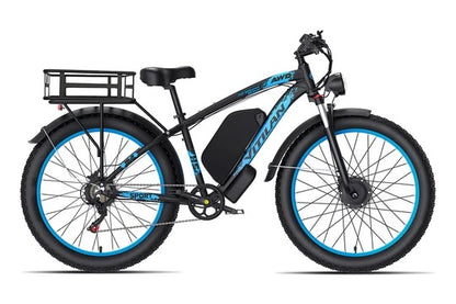 Vitilan H5 Dual Motor Fat Tire E-Bike | 2000W AWD &amp; 52V 25Ah