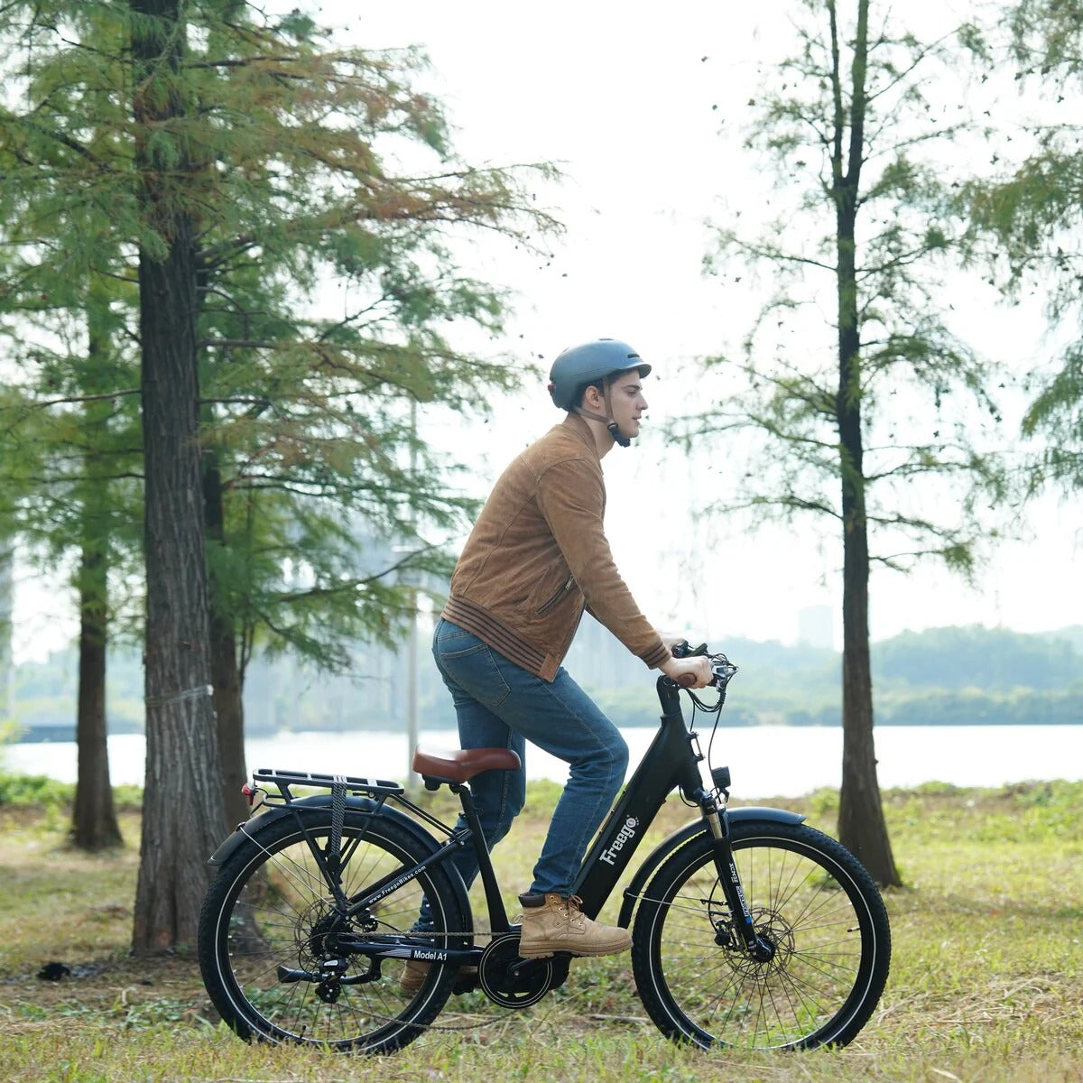 Freego City Flow A1 eBike | 500W Mid-Drive Motor, 48V 15Ah Battery, 28 MPH