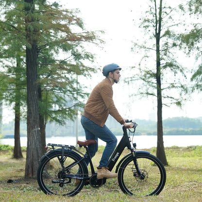 Freego City Flow A1 eBike | 500W Mid-Drive Motor, 48V 15Ah Battery, 28 MPH