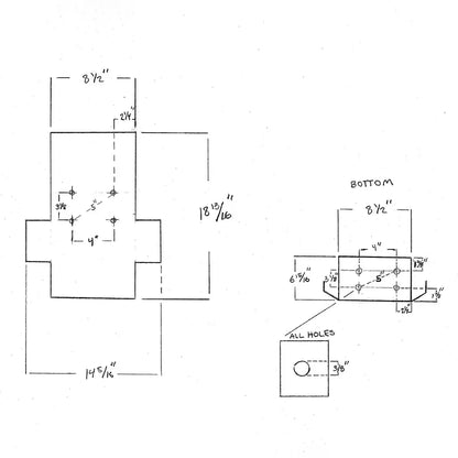 Gas Can Holder Front Loading 20 Liter
