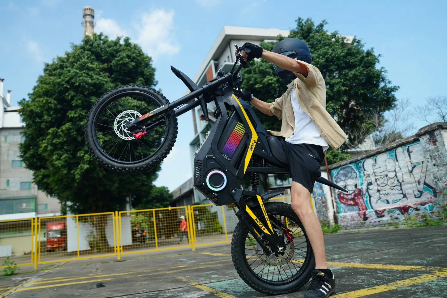 Freego Nova 4 Mid-Drive Electric Dirt Bike | 6000W Peak Motor, 45 MPH, 60V 30Ah Battery