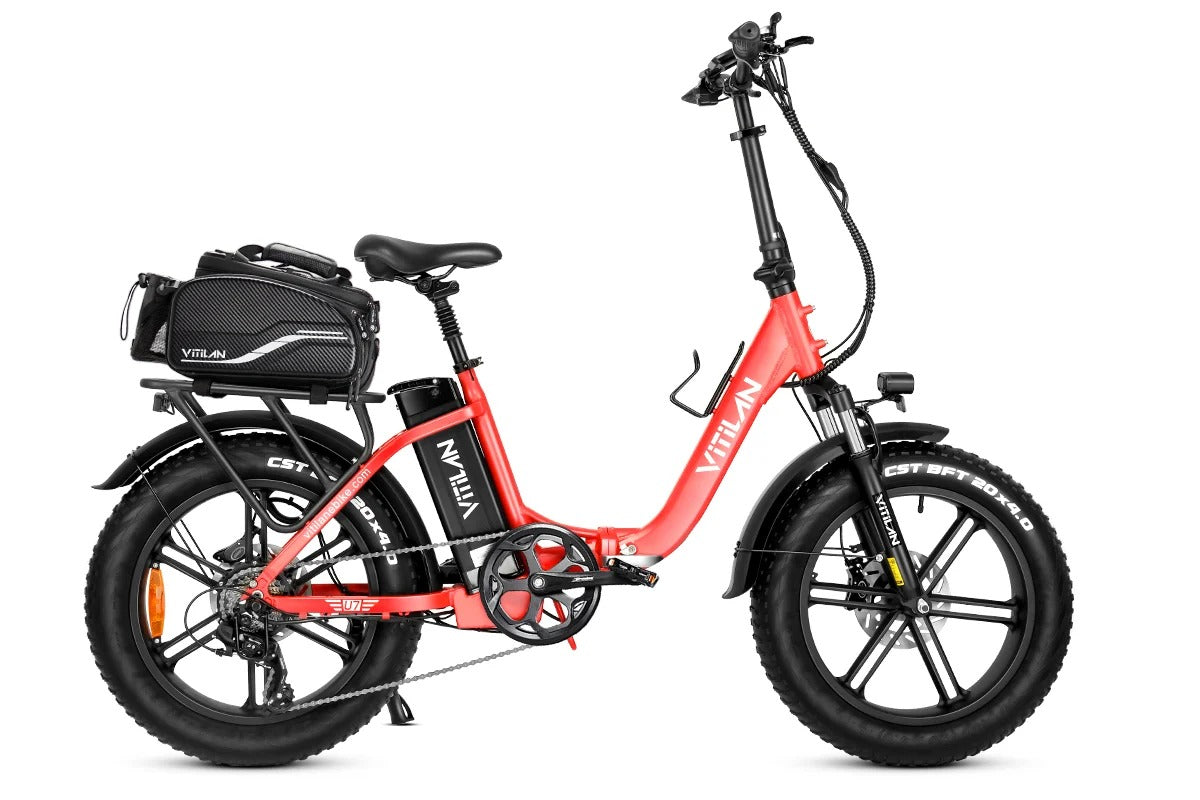 Vitilan U7 2.0 750W Electric Bike | 48V 20Ah Fat Tire E-Bike