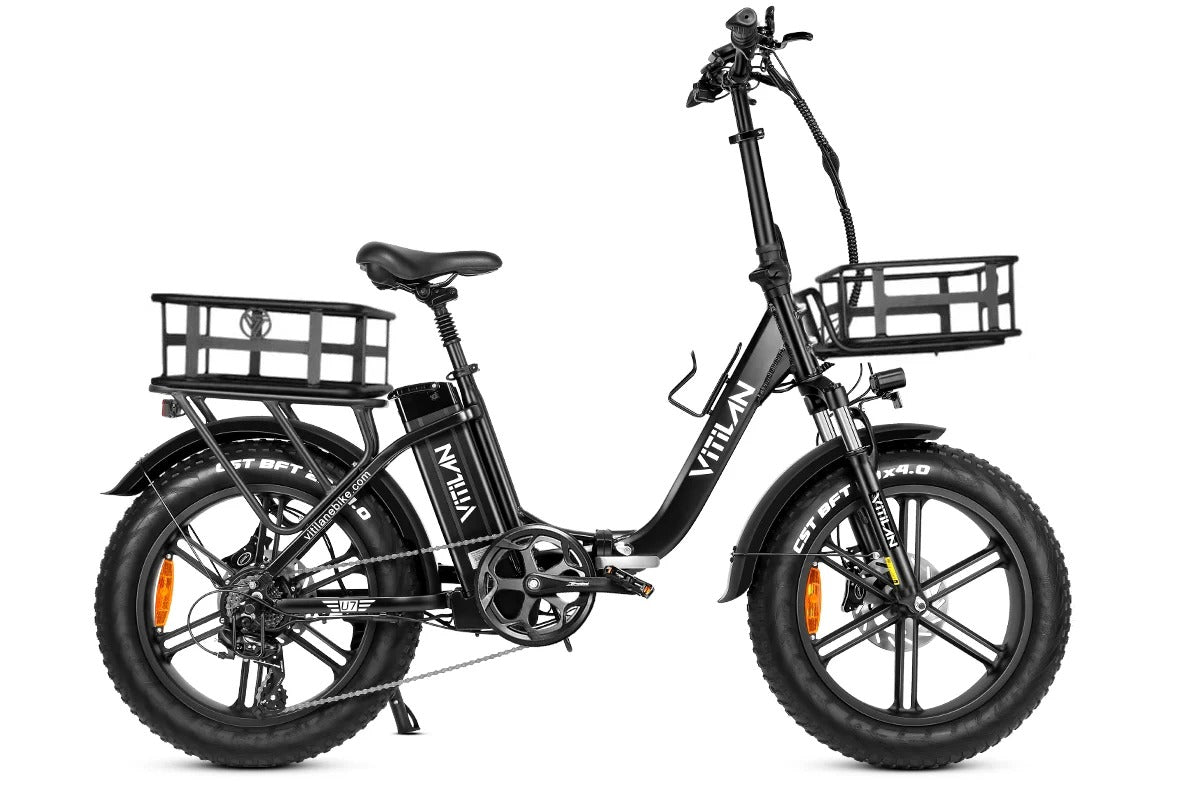 Vitilan U7 2.0 750W Electric Bike | 48V 20Ah Fat Tire E-Bike