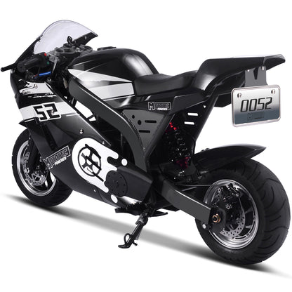 MotoTec 1000W 48V Electric Superbike Black