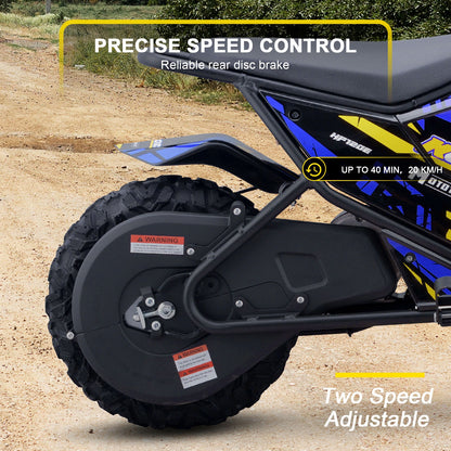 MotoTec 24v 250w Electric Mini Bike for Kids | Adjustable Speed | HP120E