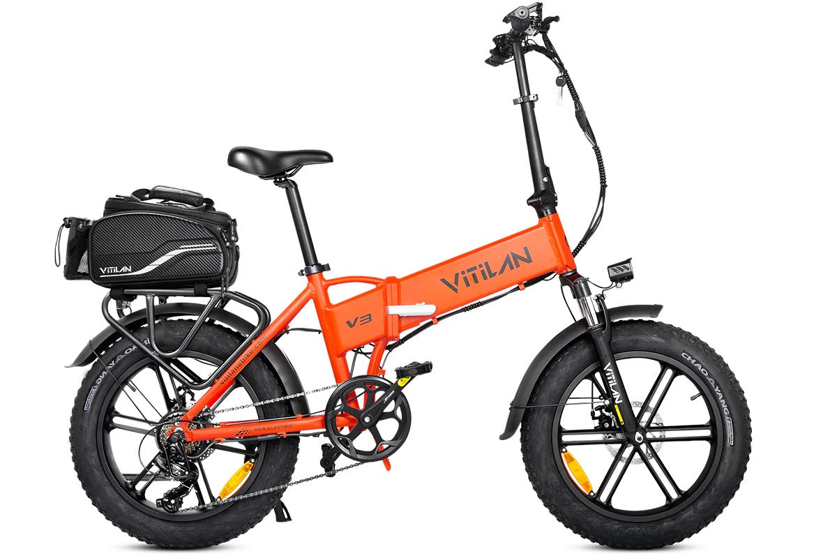 Vitilan V3 2.0 750W Folding Fat Tire Electric Bike