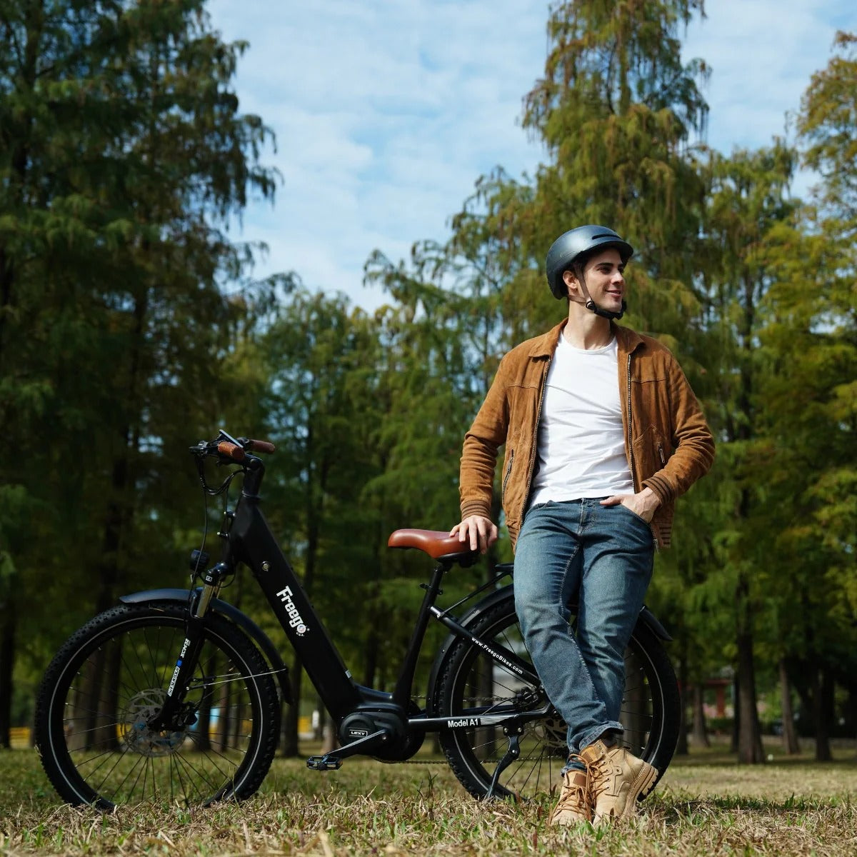 Freego City Flow A1 eBike | 500W Mid-Drive Motor, 48V 15Ah Battery, 28 MPH