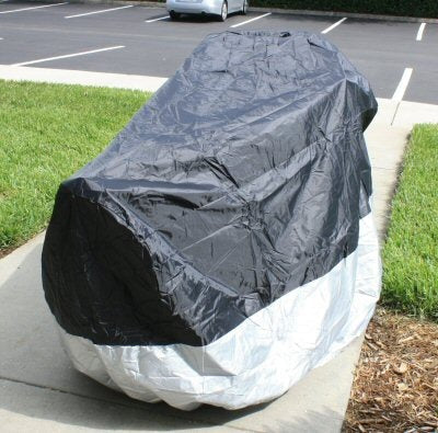 Motorcycle Cover Universal Parts/Small/Medium - fits Bikes with a wheelbase (axle to axle) up to 49"