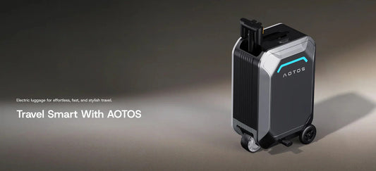 Smart Rideable luggage|App Control|Motor:200W|Speed:6mph|Mileage:6.2miles|Airline-Approved|Zipperless|ABS+PC|4″ solid tires||Weight: 17.3lbs|Max Load:242lbs|Battery:37V,2.5Ah|Charge time:3h|Electric Brake|Volume:31L|1-Year Warranty