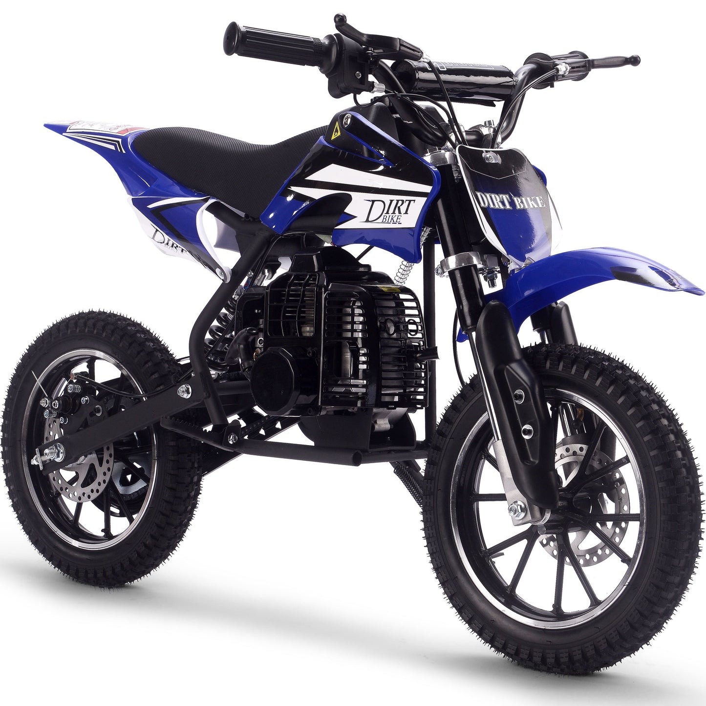 MotoTec Big Alien 50cc Dirt Bike Black – Kids Gas Off-Road Bike