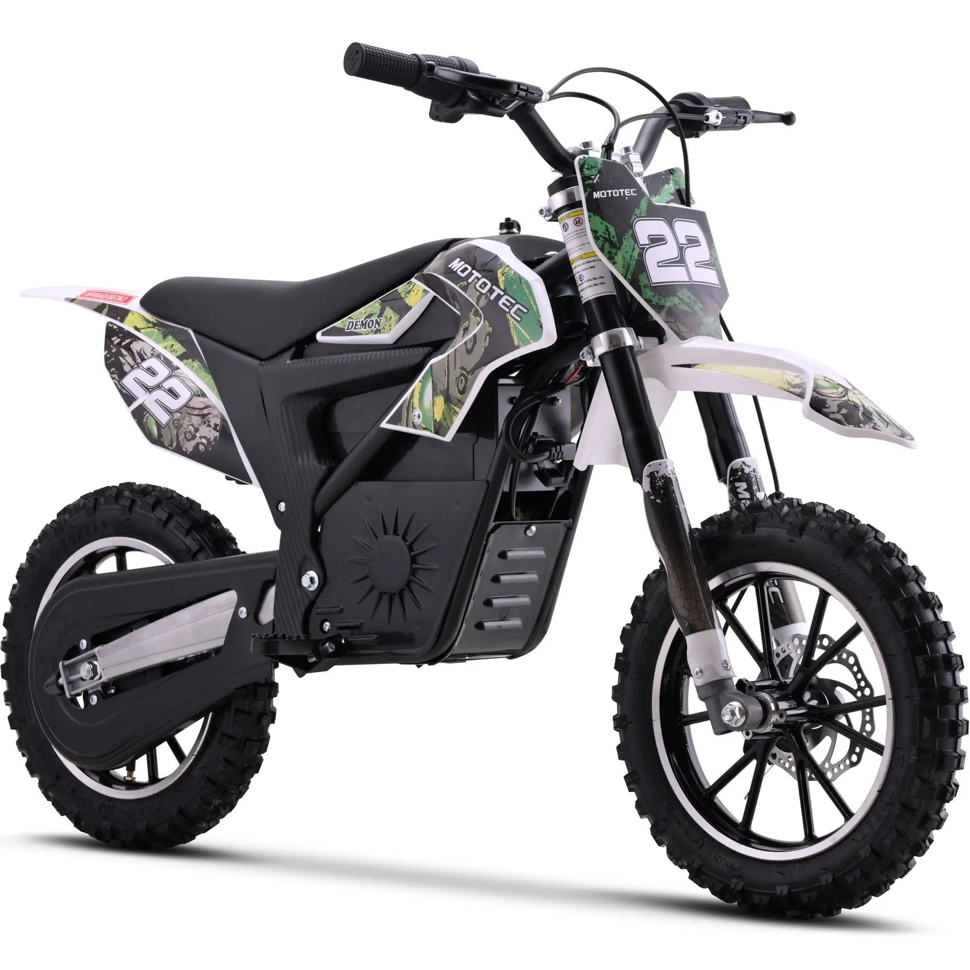 MotoTec 36v 790w Demon Electric Dirt Bike Lithium Renovomotors