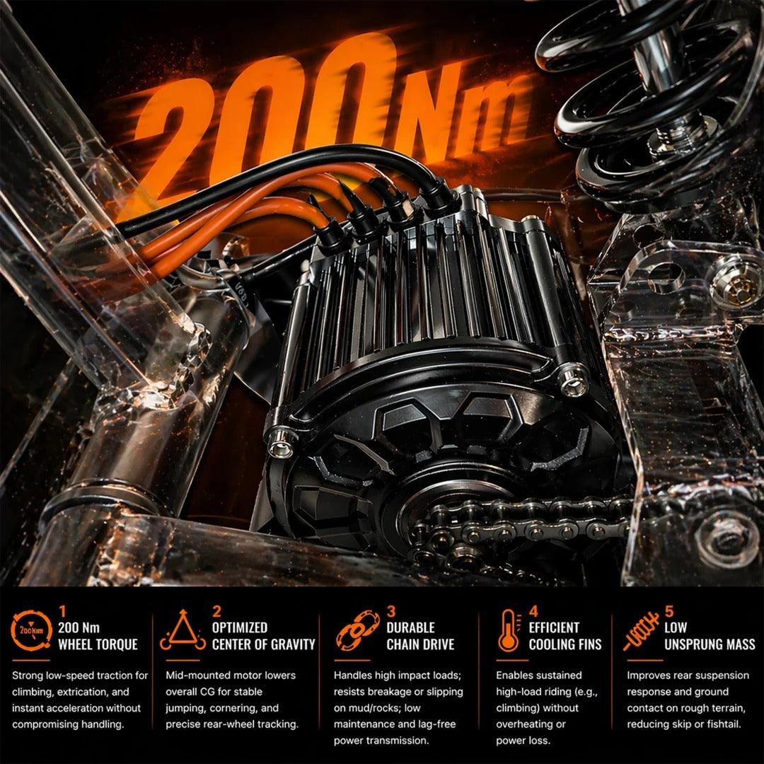 XPROUSA Drax Sport 2700W Electric Dirt Bike