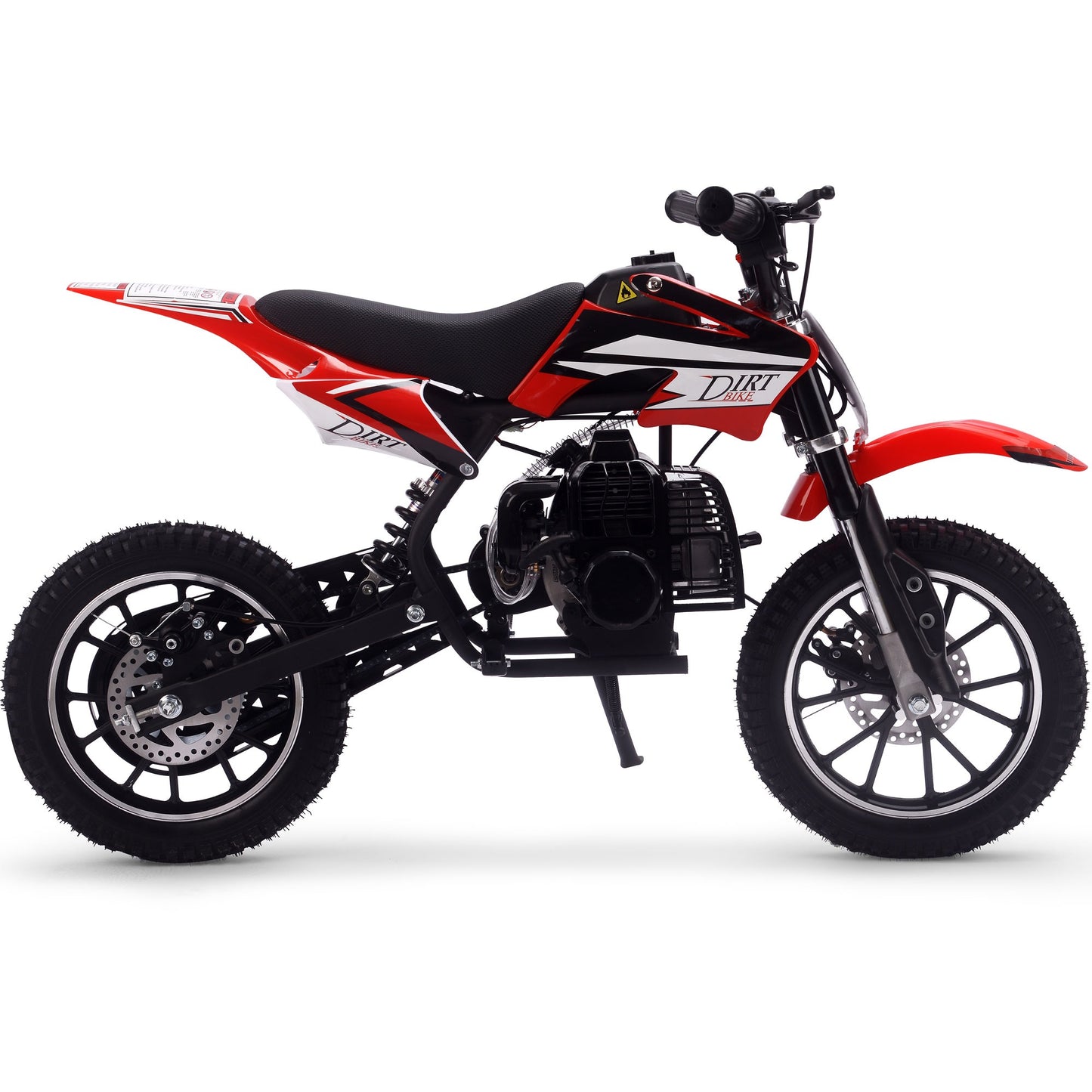 MotoTec Big Alien 50cc Dirt Bike Black – Kids Gas Off-Road Bike