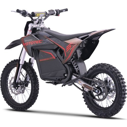 MotoTec 72v Pro Electric Dirt Bike 5000w Lithium|Battery: 72 Volt 30ah Li-Ion|TopSpeed:50 MPH|Range:40miles|IP65|No Tax|1 Year Warranty Original Mototec