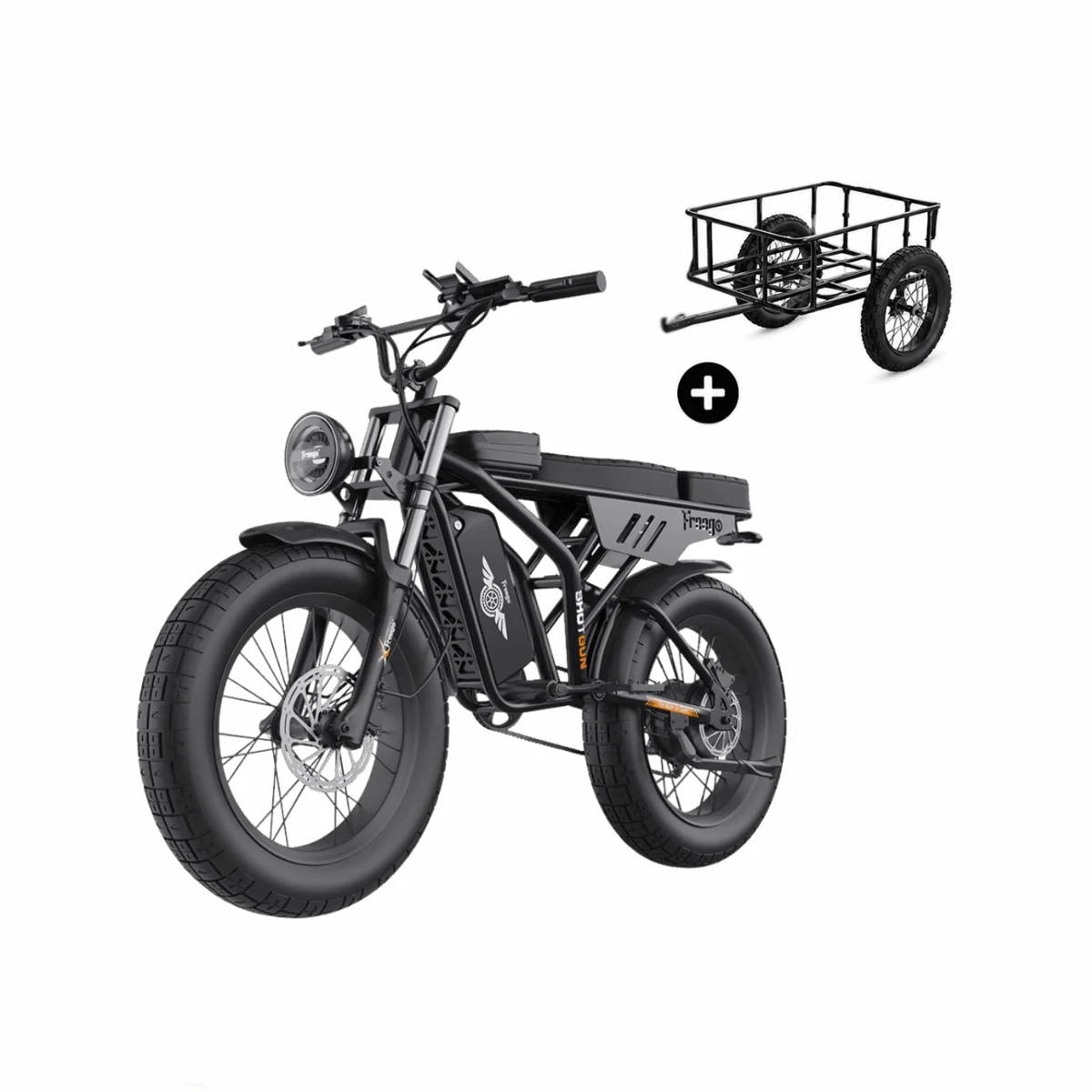 Freego Shotgun Prime F2 Pro 1400W Electric Cargo Bike | Fat Tire E-Bike