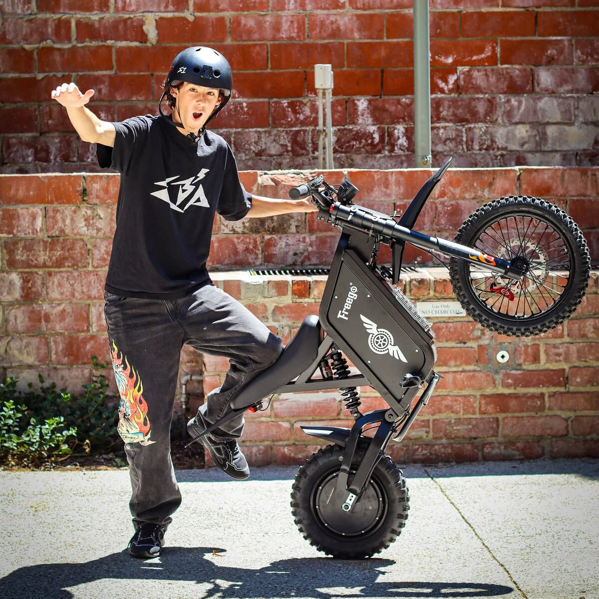 Freego X0 Electric Mini Bike | 3600W Peak Motor, 60V 23Ah Battery, 40 MPH Top Speed