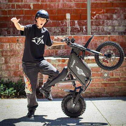 Freego X0 Electric Mini Bike | 3600W Peak Motor, 60V 23Ah Battery, 40 MPH Top Speed