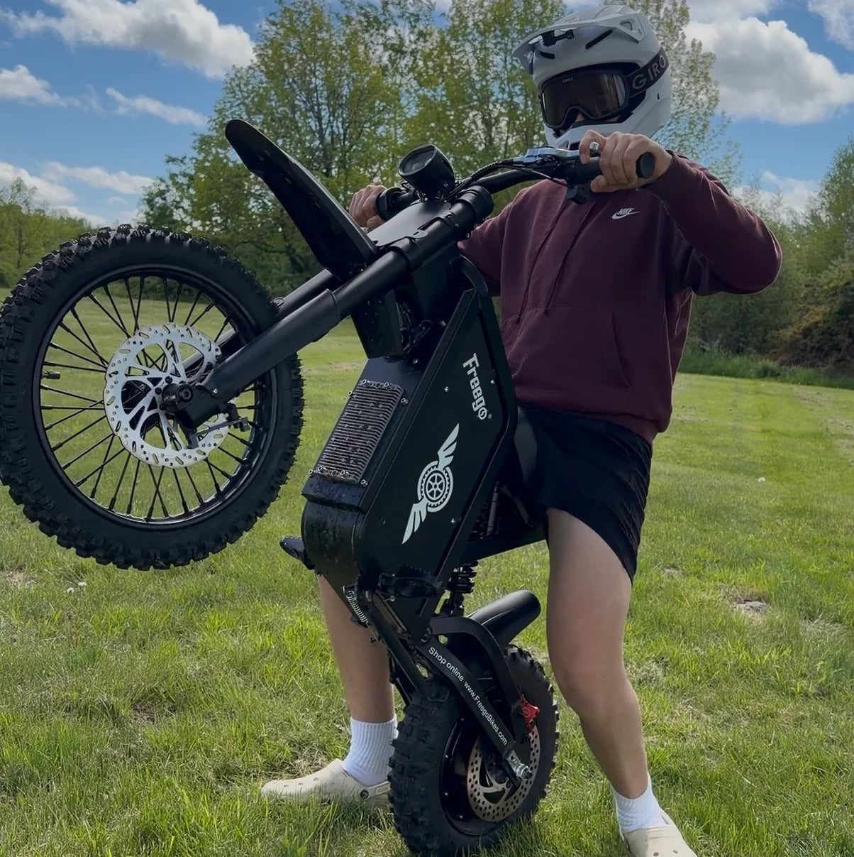 Freego X0 Electric Mini Bike | 3600W Peak Motor, 60V 23Ah Battery, 40 MPH Top Speed