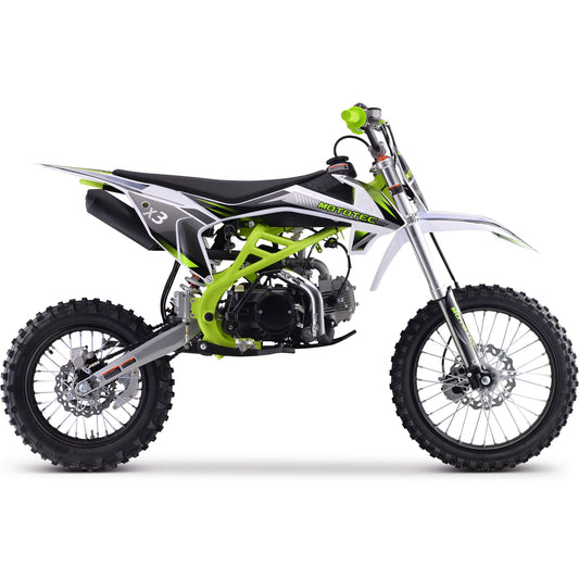 MotoTec X3 125cc Dirt Bike – 4-Stroke Off-Road Gas Bike for Adults & Teens