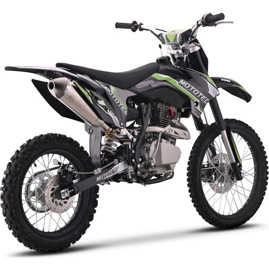 MotoTec X4 150cc 4-Stroke Gas Dirt Bike Black/Off Road Use Only