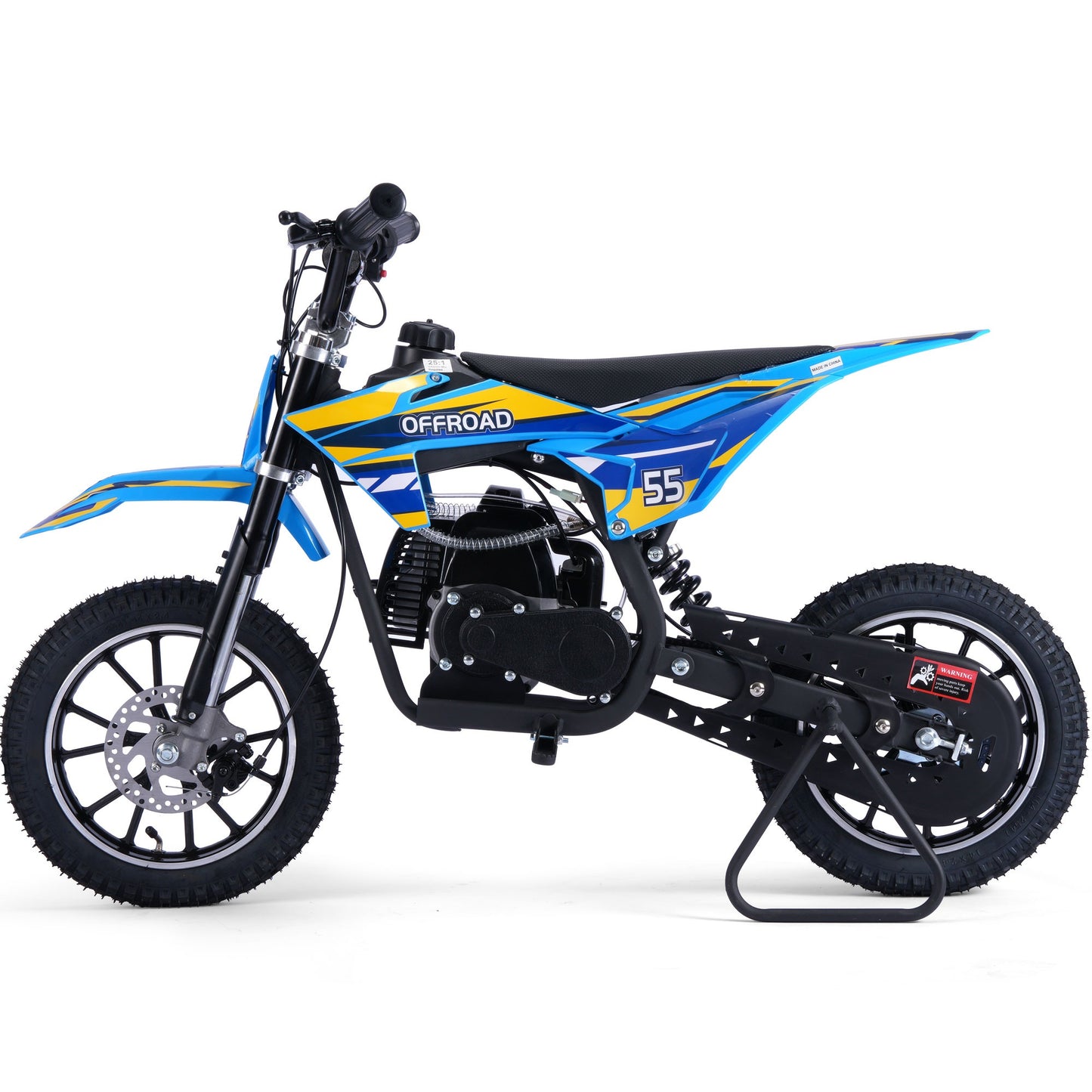 MotoTec Pioneer 49cc 2-Stroke Kids Gas Dirt Bike / Off Road Use Only