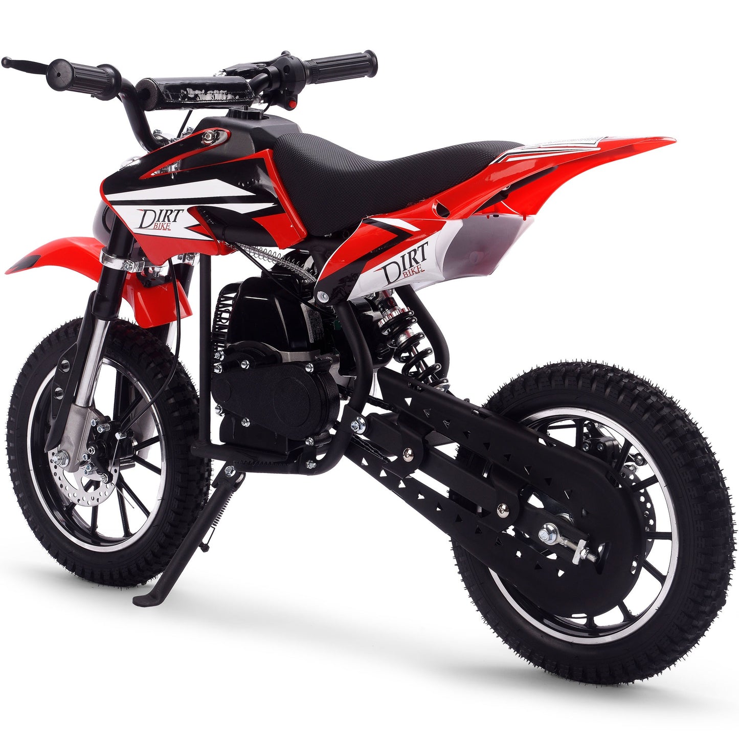MotoTec Big Alien 50cc Dirt Bike Black – Kids Gas Off-Road Bike
