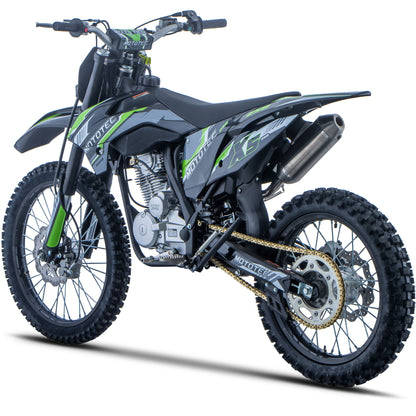MotoTec X5 250cc Dirt Bike - 16HP 4-Stroke Off-Road Motorcycle