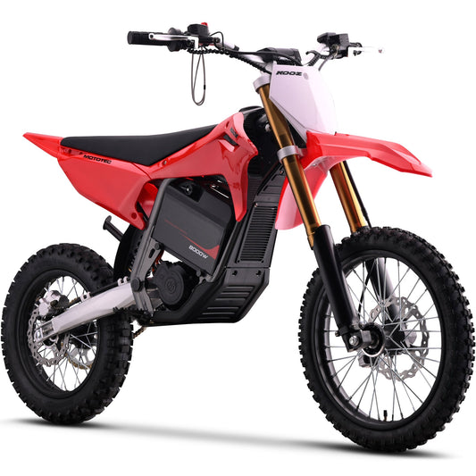 MotoTec 72v 8000w Pro Electric Dirt Bike 17/14 Lithium Grey MotoTec