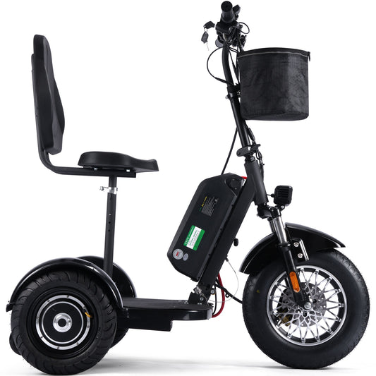 MotoTec Electric Trike 48V 900W Lithium Scooter