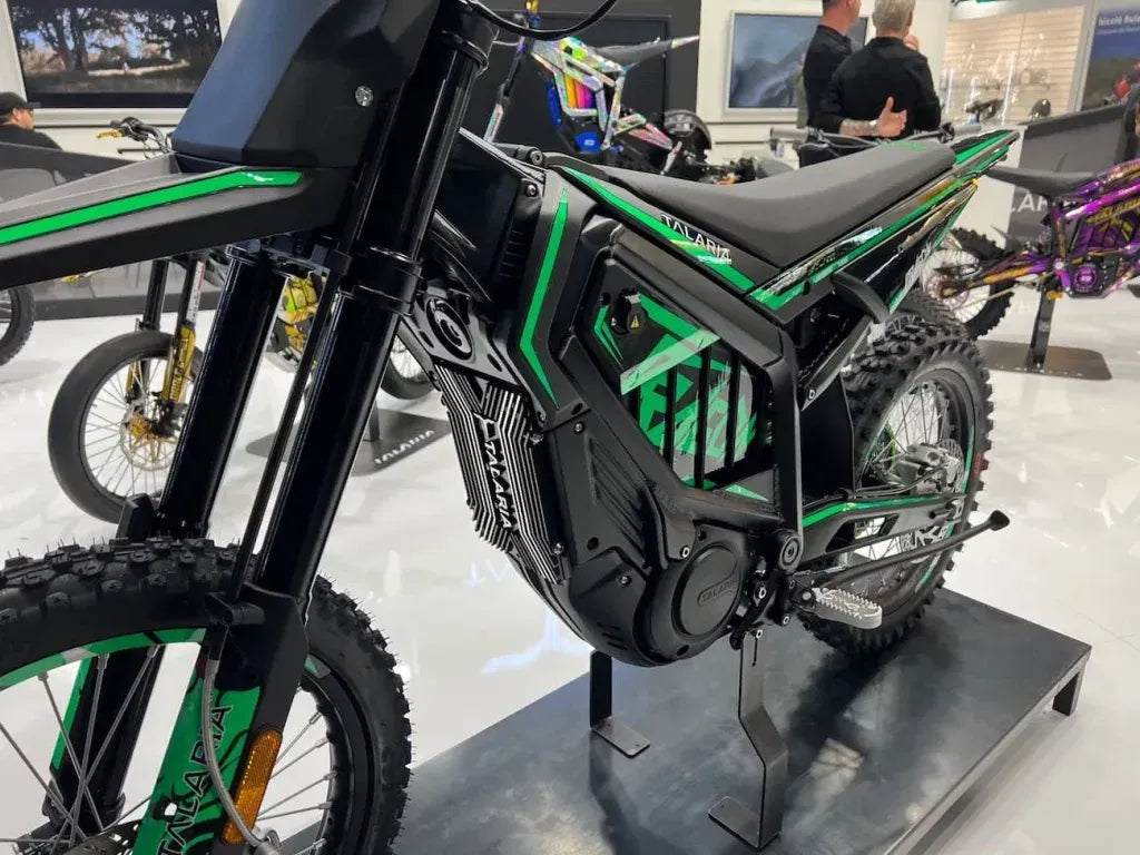 Talaria Dragon MX Electric Dirt Bike Green | 28kW Power, 88.8V Battery, 110 km/h Speed