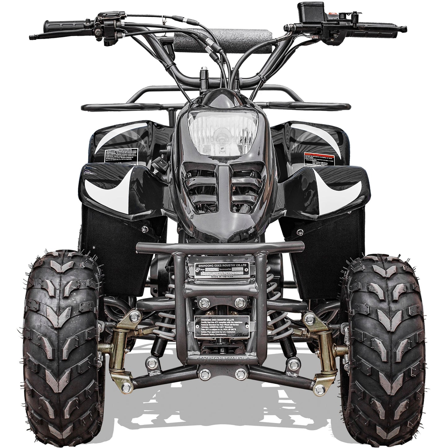 MotoTec Rex 110cc 4-Stroke Kids Gas ATV Black/Off Road Use Only