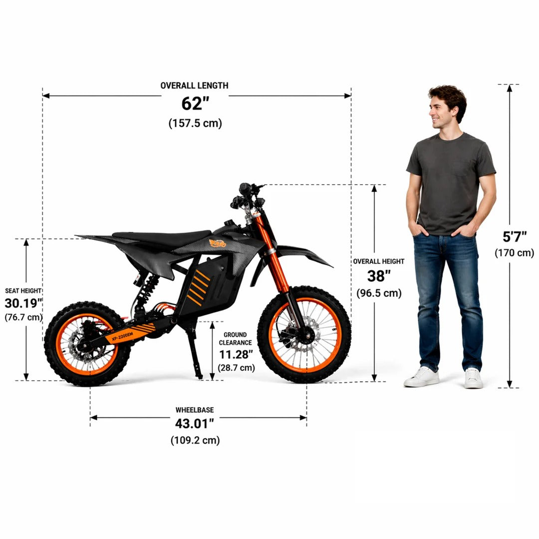 XPROUSA Drax Sport 2700W Electric Dirt Bike