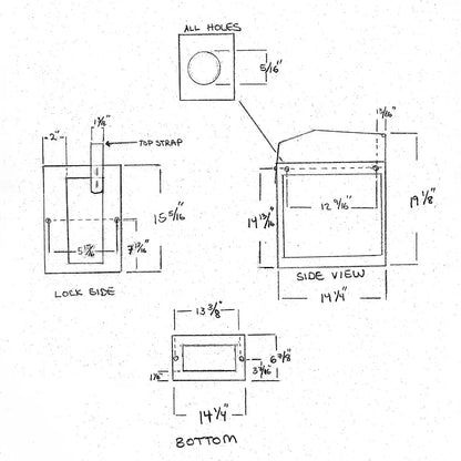 Gas Can Holder Top Loading 20 Liter