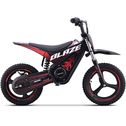 MotoTec 36V 350W Blaze Electric Dirt Bike for Kids & Teens – 15.5 MPH