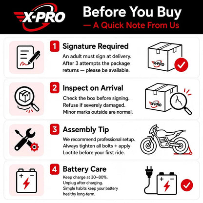 XPROUSA Drax Lite 1200W Electric Dirt Bike