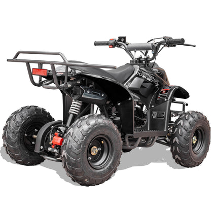 MotoTec Rex 110cc 4-Stroke Kids Gas ATV Black/Off Road Use Only