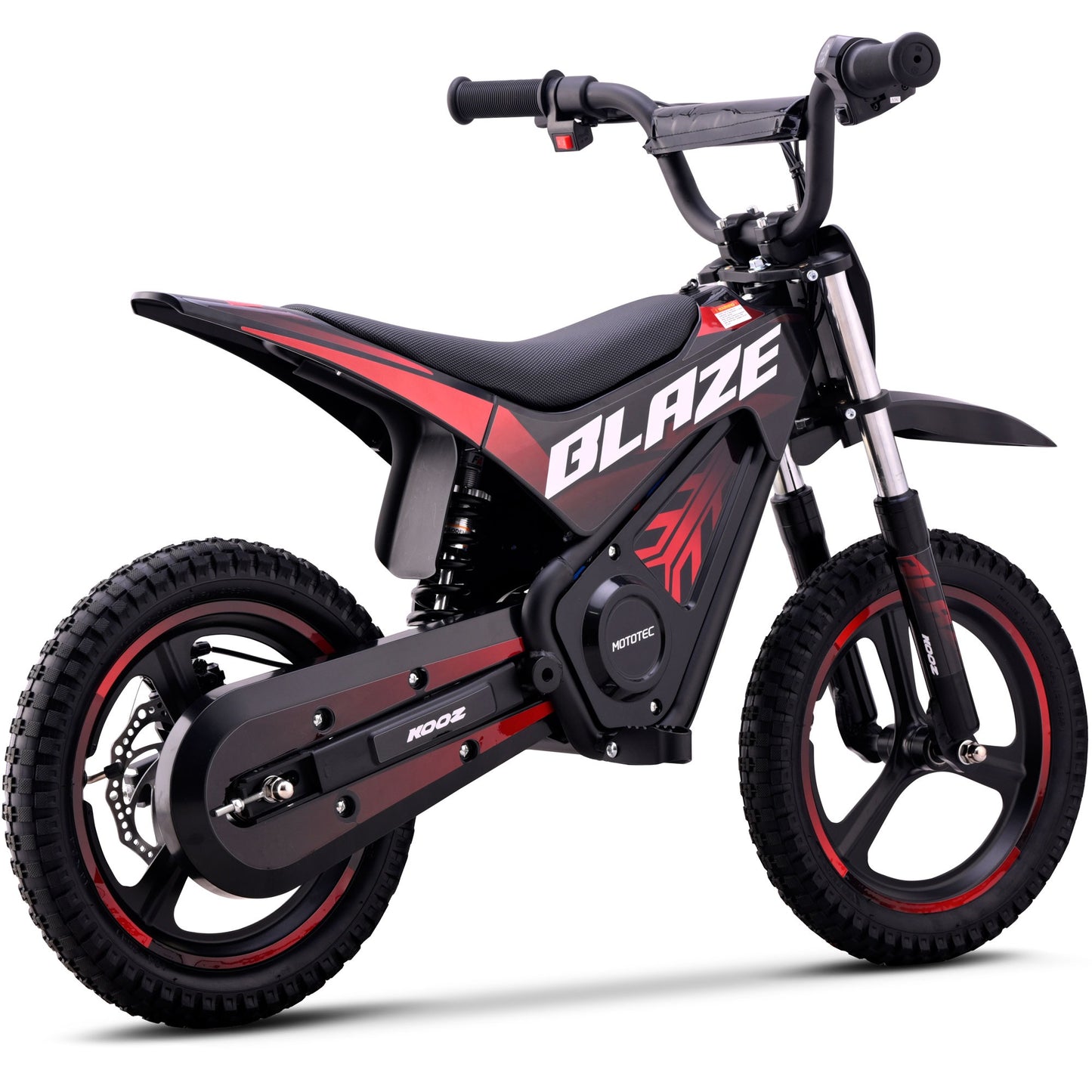 MotoTec 36V 350W Blaze Electric Dirt Bike for Kids & Teens – 15.5 MPH