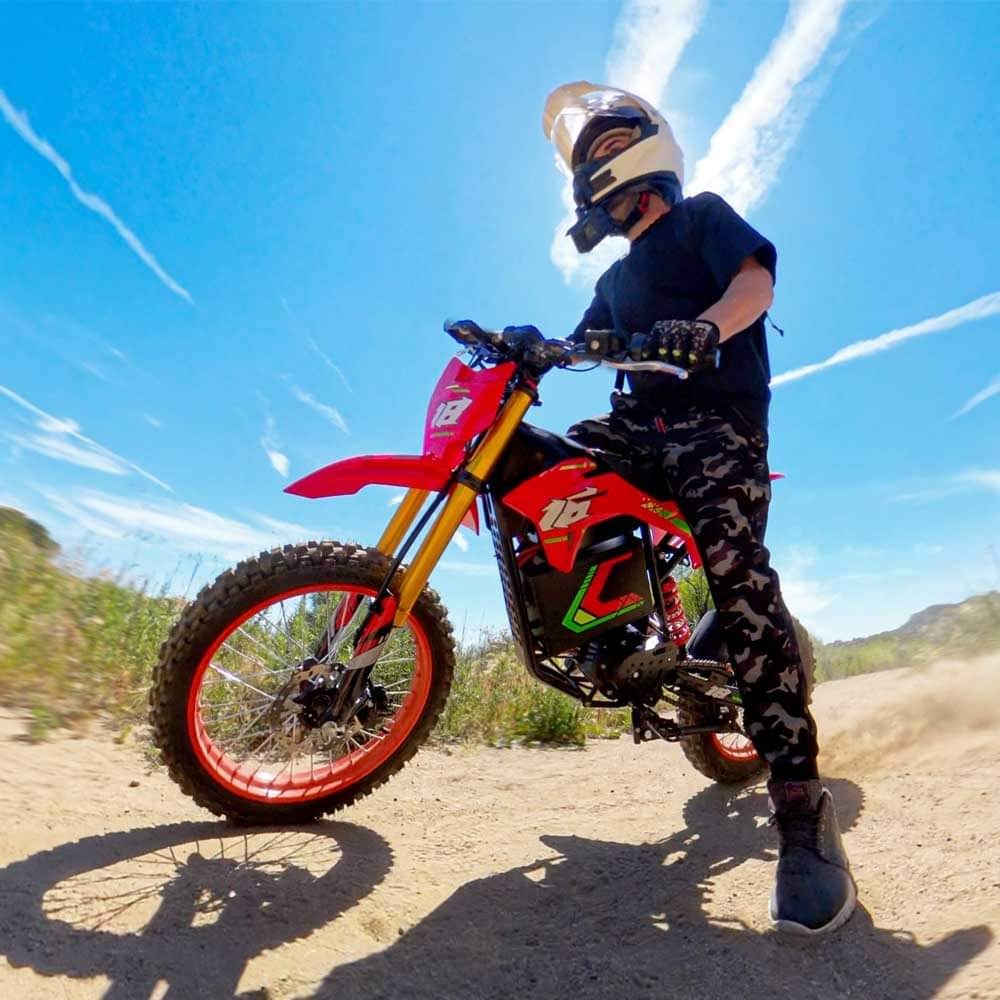 HappyRun F18 2.0 Electric Dirt Bike | 6000W Mid-Drive