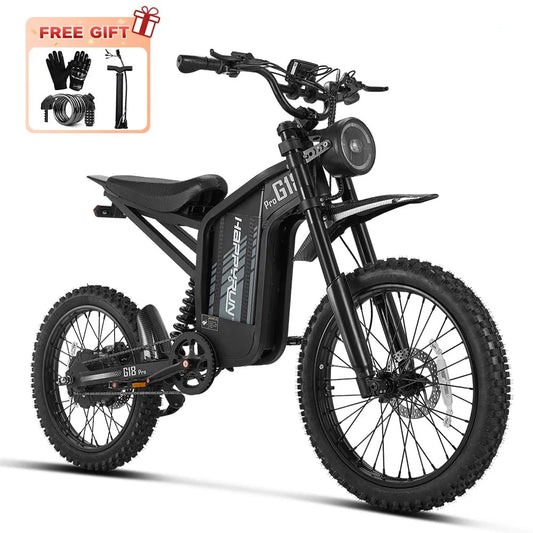 HappyRun G18 Pro 4500W Electric Dirt Bike – High Power Off-Road E-Bike for Adults