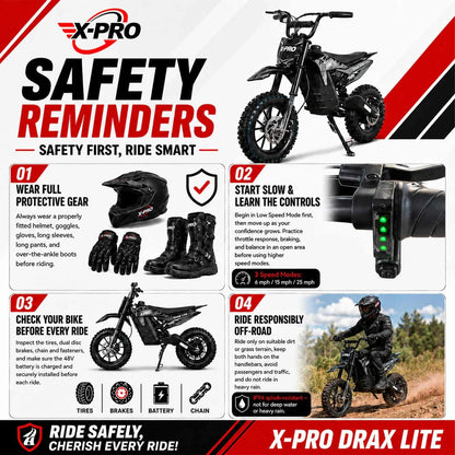 XPROUSA Drax Lite 1200W Electric Dirt Bike